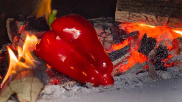 How to skin a capsicum