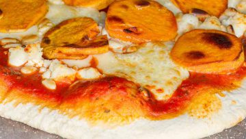 Sweet potato healthy pizza