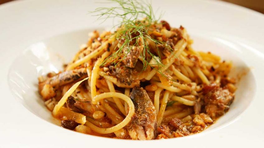 Sicilian Pasta Con Sarde - Easy Meals with Video Recipes by Chef Joel  Mielle - RECIPE30