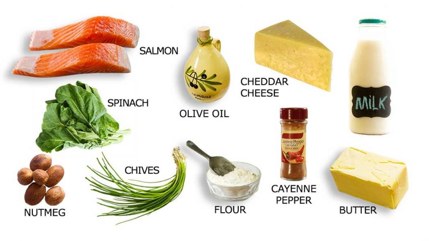 Salmon Mornay Ingredients