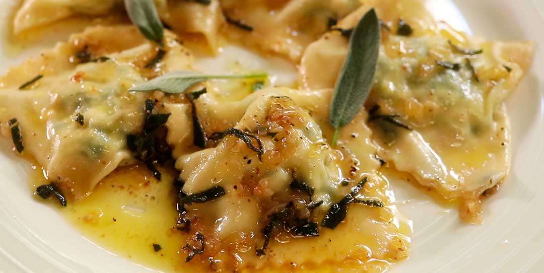 Butternut Squash Ravioli with Sage and Brown Butter Sauce - Inside The  Rustic Kitchen