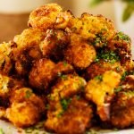 Roasted cauliflower Florets with Parmesan and Smoked Paprika