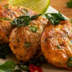 Simple Thai fish cakes with sweet chili sauce