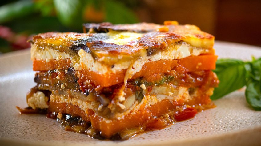 Vegetarian gluten free lasagna