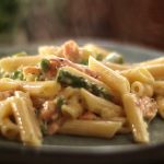 Creamy Penne Pasta with Smoked Fish