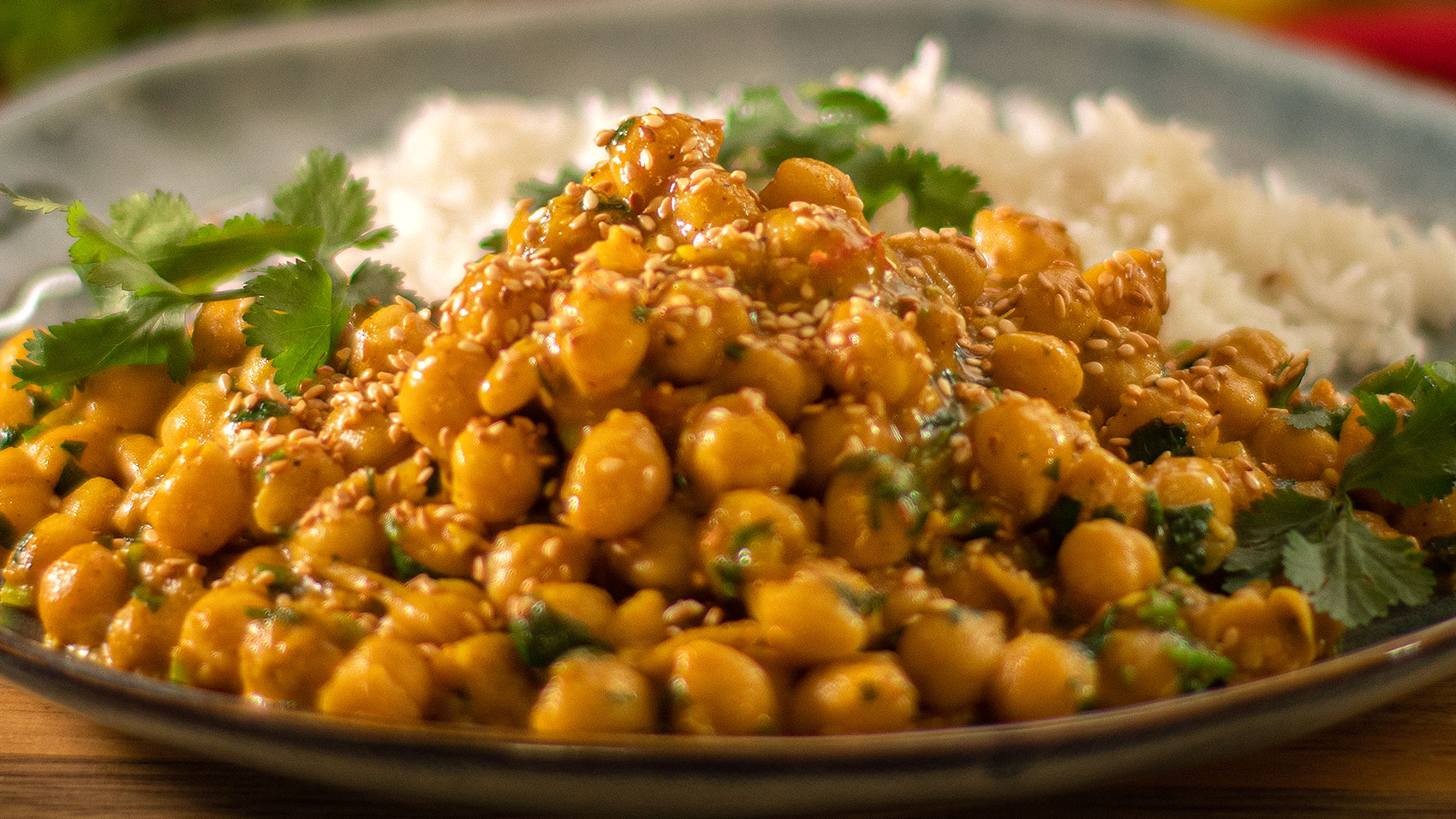 Curried Chickpeas - Easy Meals with Video Recipes by Chef Joel Mielle ...