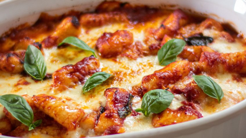 Gnocchi alla sorrentina Made from scratch with tomato basil sauce