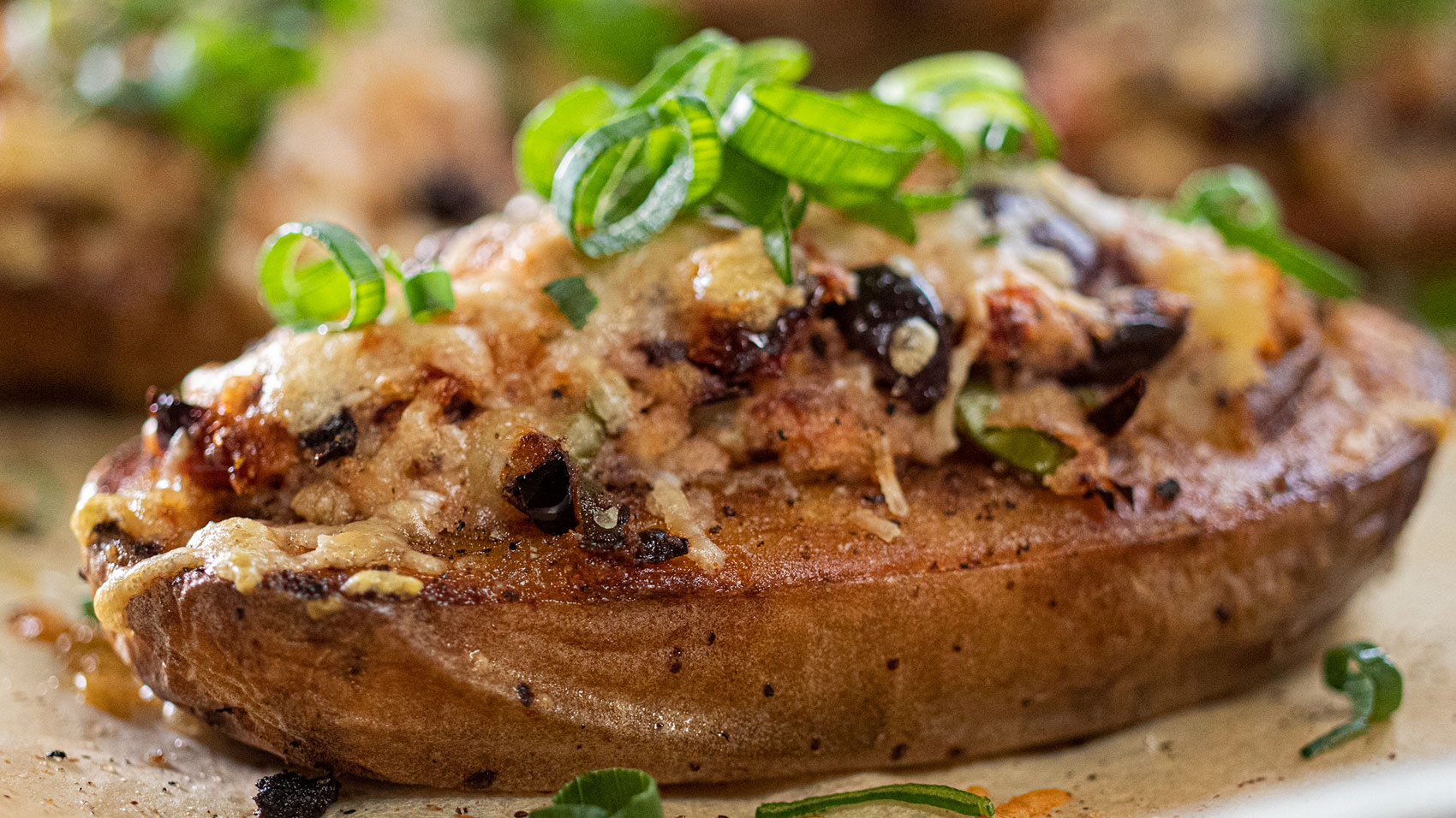 Mediterranean Baked Potatoes - Easy Meals with Video Recipes by Chef