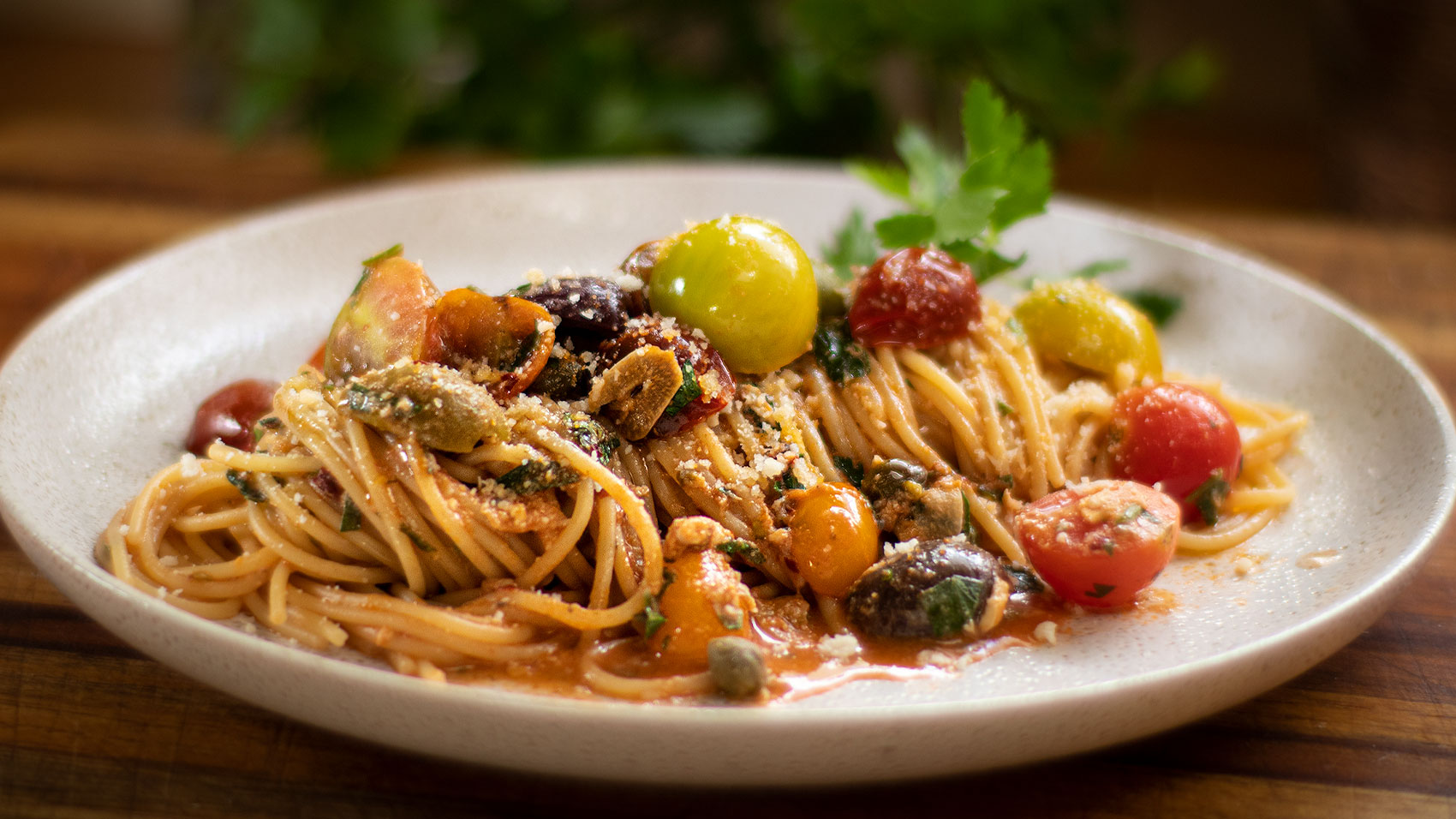 Spaghetti Siciliana - delicious Italian 25 minutes recipe