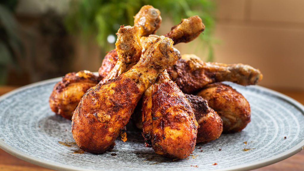 Extra Crispy Roasted Chicken Drumsticks - Easy Meals with Video Recipes ...