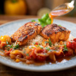 One pan Chicken Basquaise with peppers and chili