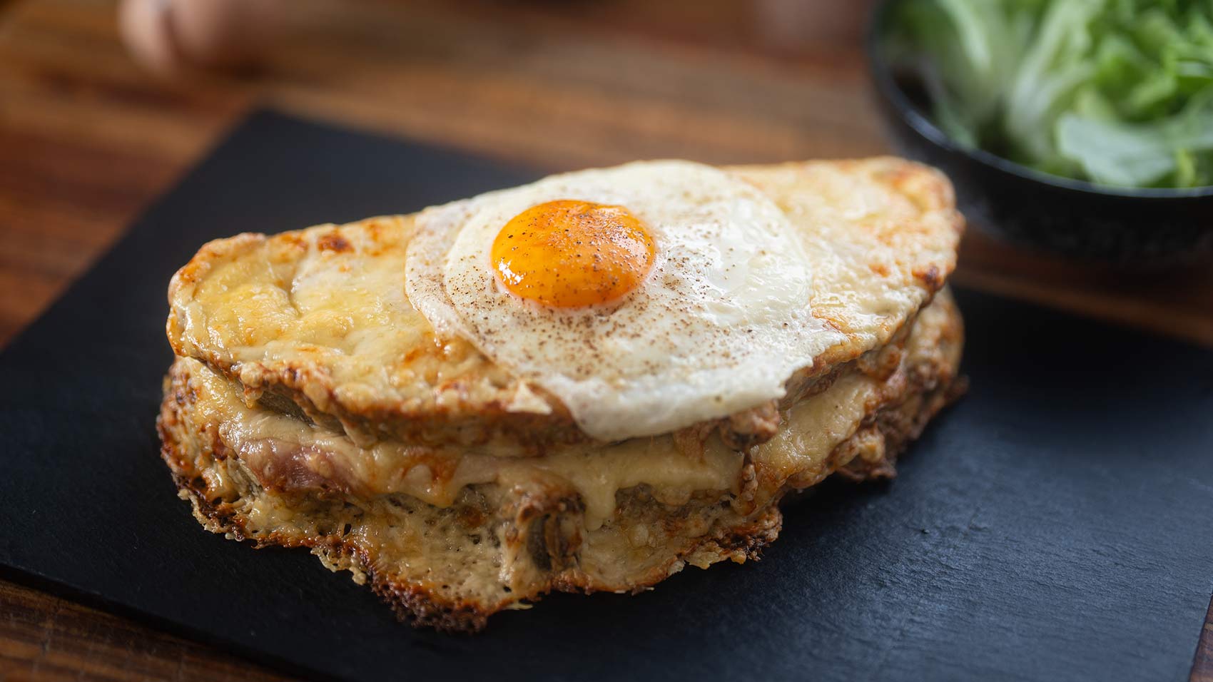 Croque Madame - Easy Meals with Video Recipes by Chef Joel Mielle - RECIPE30
