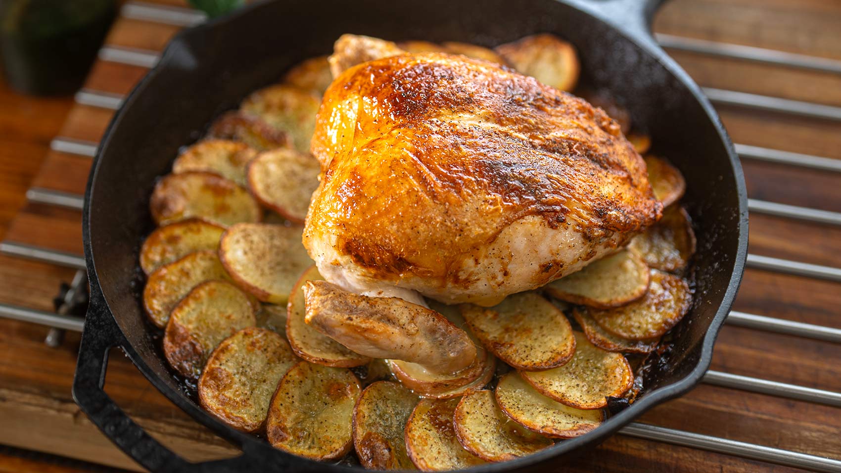 Garlic Roast Chicken Easy Meals With Video Recipes By Chef Joel Mielle Recipe