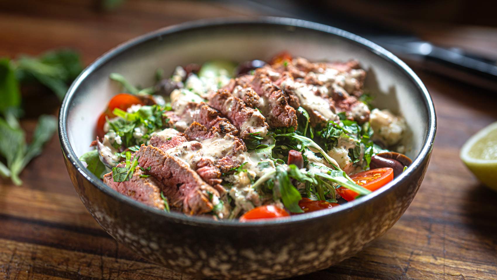 Mediterranean Lamb Bowl - Easy Meals with Video Recipes by Chef Joel