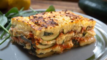 Grilled Zucchini Parmesan Lasagna