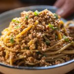 Quick & Easy Spicy Chicken Spaghetti Stir-Fry