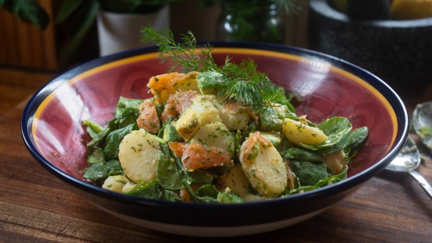 Smoked Salmon Potato Salad