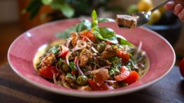Manzanilla Salad with Olives & Anchovies