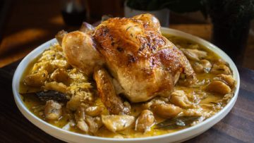 40 Garlic Clove Roast Chicken