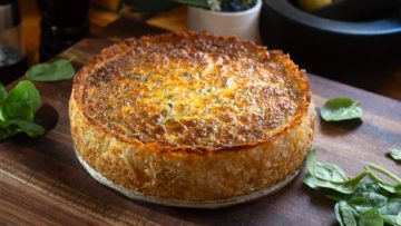 Potato-Crust Mediterranean Quiche