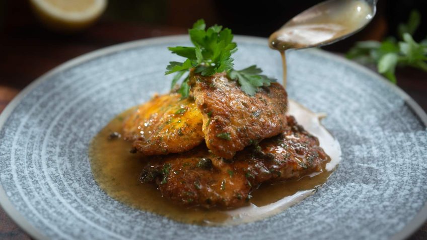Next Level Chicken Francese with Buttery Beurre Blanc Sauce