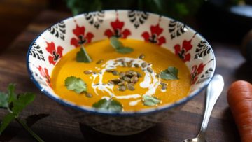 Roasted Carrot Ginger Soup