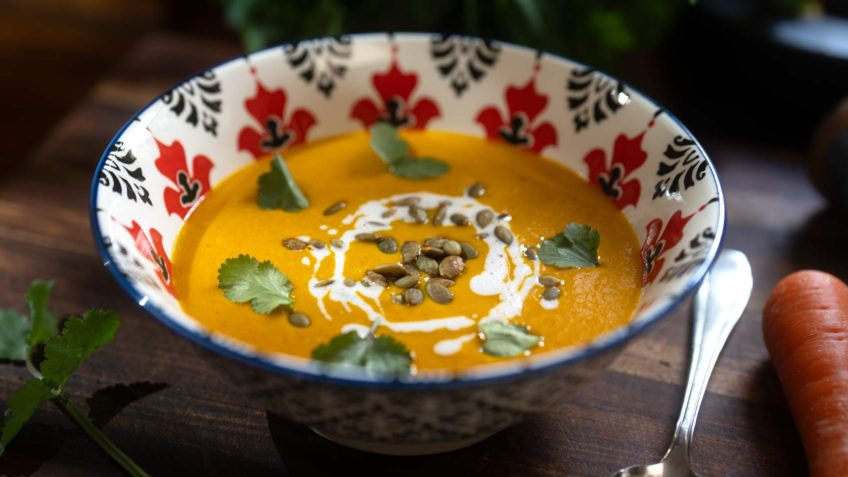 Roasted Carrot Ginger Soup