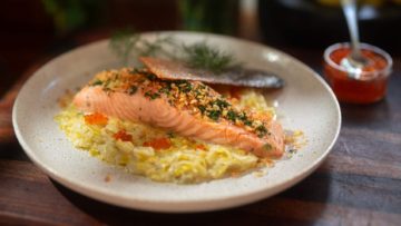 Steamed Salmon