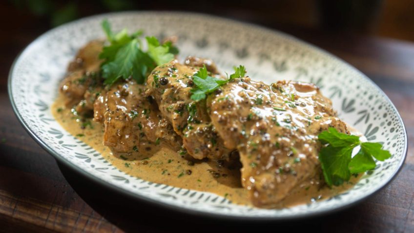 Chicken au Poivre